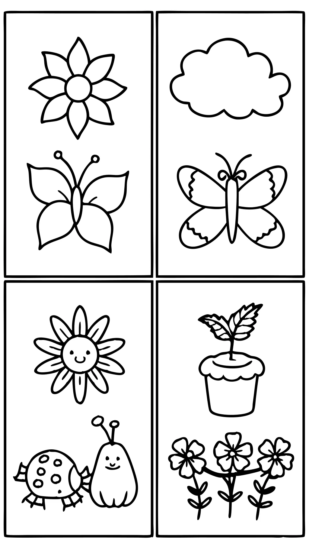 pages à colorier de saisons